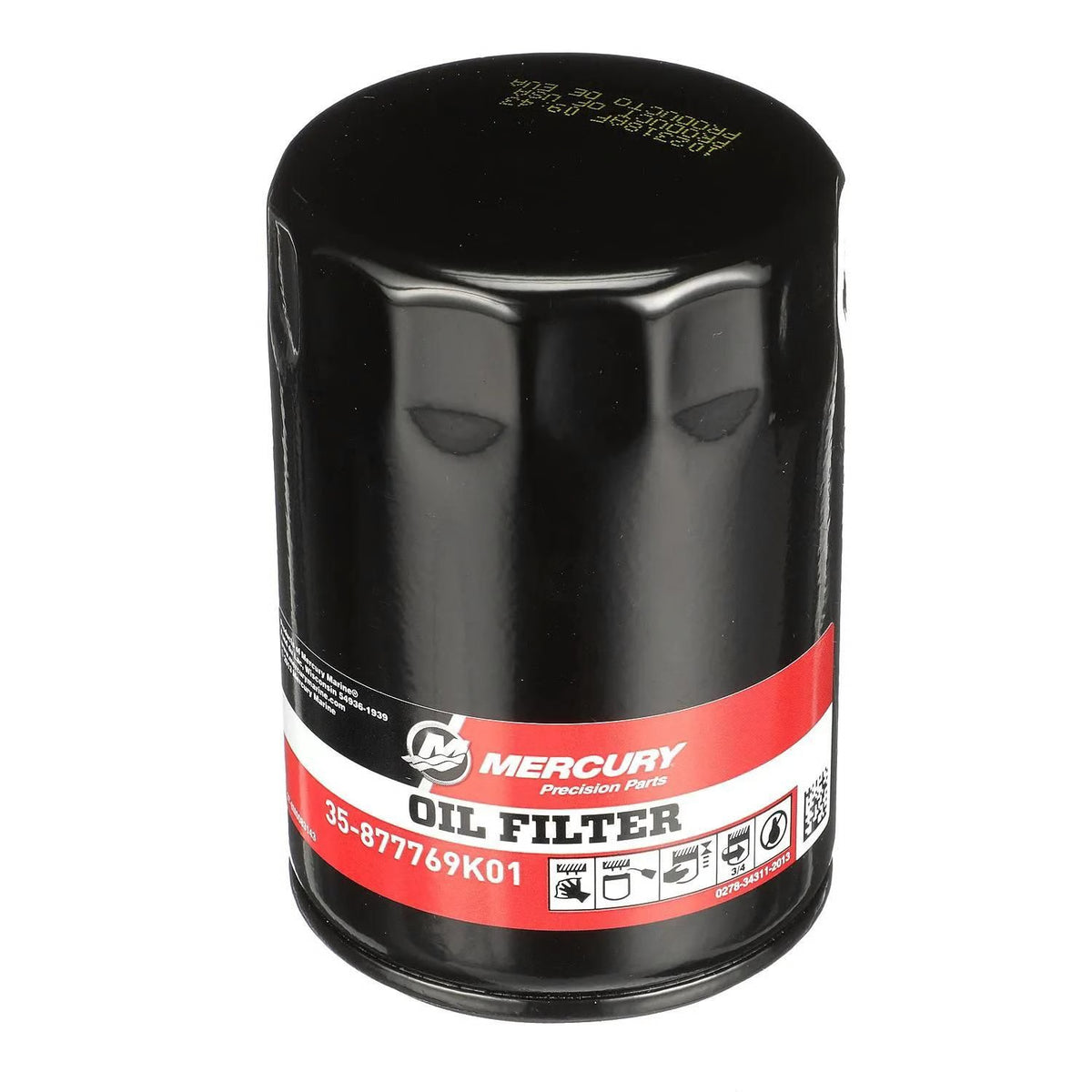Genuine OEM Mercury / Quicksilver Verado Oil Filter (Part # 35-877769K01)
