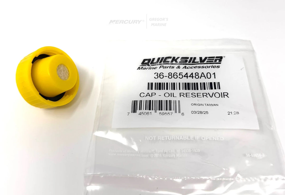 Genuine OEM Mercury / Quicksilver Trim Pump Reservoir Oil Cap (Part # 36-8M0188327)